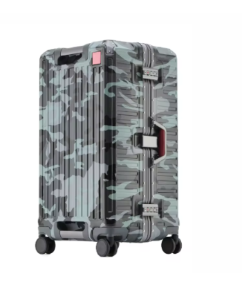 L425 Suitcase Wide Handle Travel Suitcase Men 20 24 26 Carry-On Luggage Women PC Aluminum Frame Trolley Case