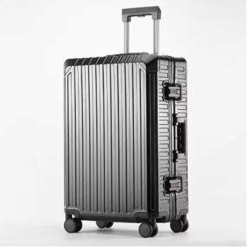 L404 20"24"28" Inch Aluminum Trolley Suitcase Waterproof Metallic Cabin Luggage Trolly Bag With Wheels