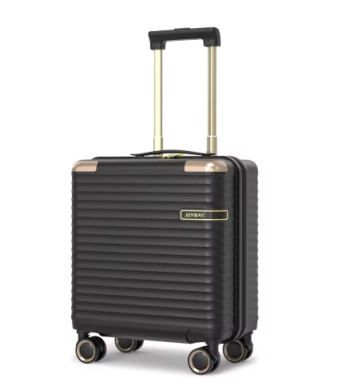 L356 Trendy Carry - on Luggage, Softside Trolley Case with Multi - Compartments, Smooth - Glide Wheels, Suitable for Flight Cabin