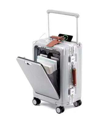 Pi1243 SUSHIMU Wide Trolley Luggage Front Opening Multi-Functional Women 20-Inch Small Lightweight Boarding Box 24-Inch Men's Suitcase