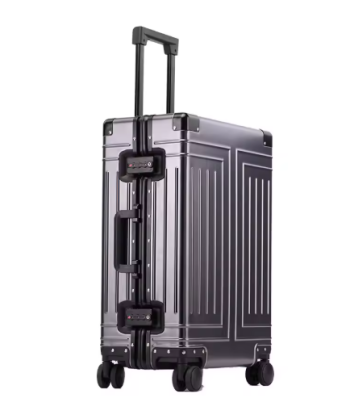L417 100% Aluminum-magnesium alloy Travel Suitcase Rolling Luggage 20/24/28 inch Trolley Luggage Carry-On Cabin Suitcase