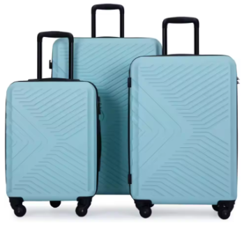 L407 Travelhouse Luggage Set 3 Piece Suitcase Set Double Spinner Wheels TSA Lock Carry-on luggage Clearance (20inch 24inch 28inch)