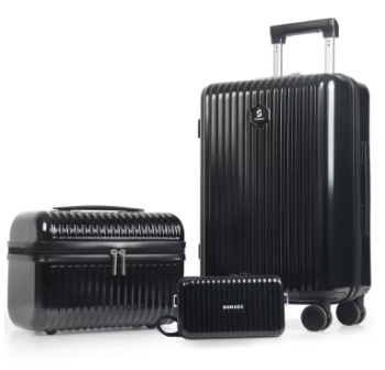 Pi1285 3pcs 20inch Luggage Set - Fashion Durable, Lightweight, And Secure Travel Companion With Spinner Wheels, TSA Lock, And Multi