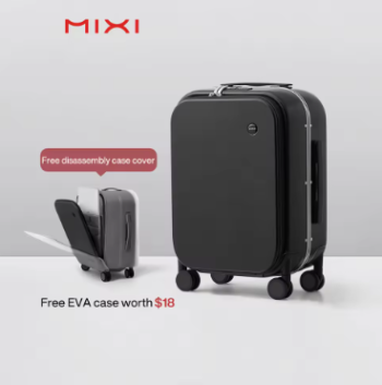 Pi1290 Mixi Patent Design Aluminum Frame Suitcase Carry On Rolling Luggage Beautiful Boarding Cabin 18 20 24 Inch M9260