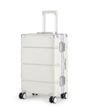L457 Large Size Travel Wheeled Suitcases With Aluminum Frame Anti-Collision Waterproof Carry On Luggage Carrier Trolley Case For Men