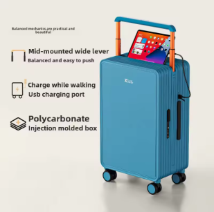 Pi1317 Carry-on Travel Luggage 20"24 Inch Boarding Case Trolley Case 26" Password Box Women's with Wheel Rolling Suitcase