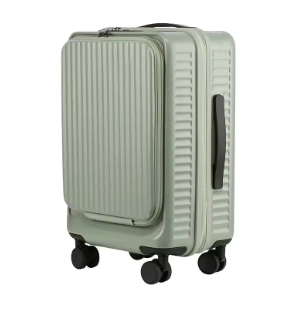 Pi1330 COLENARA Travel Suitcase Front Opening Laptop Boarding Case 20"24"26 Inch USB Charging Trolley Case Women's Cabin Luggage