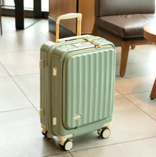 P1455 COLENARA Cabin Suitcase Front Opening Boarding Case Multifunctional Trolley Case Laptop Password Box 20"24 Inch PC Luggage