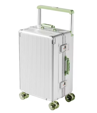 TH029 Wide Handle Travel Suitcase Aluminum frame Carry-on Luggage Trolley Case with Wheels Boarding Box Rolling Luggage Bag