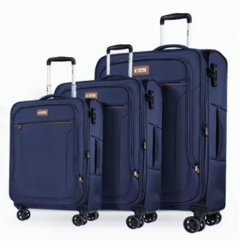 TH034 Luggage Sets 3 pieces Softside Expandable Suitcase with Spinner Wheels & TSA Lock Softshell Lightweight Travel Luggage Set