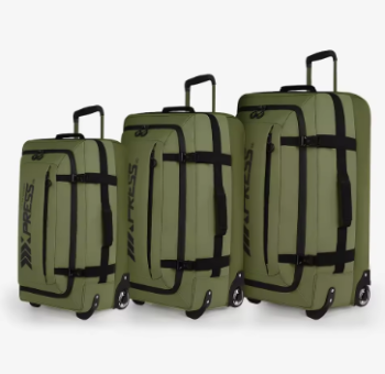TH035 Luggage Sets 3 Piece Expandable Wheeled Bag Rolling Duffle Bag Waterproof Luggage Trolley Bags 20" 26" 30" Carry on Luggage