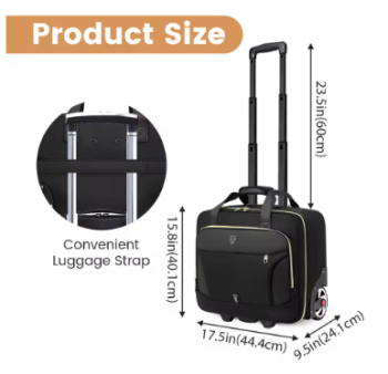Pi1356 3-Piece Softside Luggage Set with Spinner Wheels - Lightweight 20/24/28in Travel Suitcase for Airline Check-In & Trips