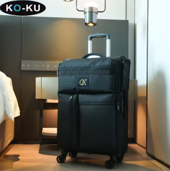 P1505 KO-KU Oxford Cloth Luggage Ultra-light Trolley Case Universal Wheel 20'' Boarding Box 24/28'' Large-capacity TSA Lock Suitcase