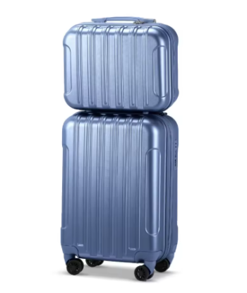 Pi1294 Luggage Set, 20" Carry-On Expandble Luggage Hardside Lightweight Suitcase, 14" Mini Cosmetic Cases