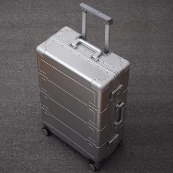 k621 Carry-on male student trolley suitcase box metal aluminum pull rod box female boarding case