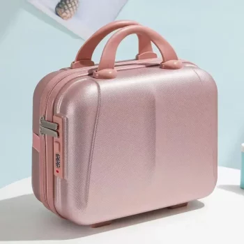 K848 Large Capacity Portable Lightweight Luggage Case Female Zipper Lock Cosmetics Case