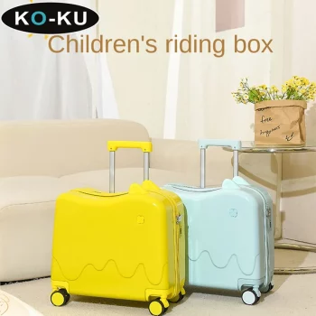 K751 uitcase Children can Ride Aluminium Alloy Luggage