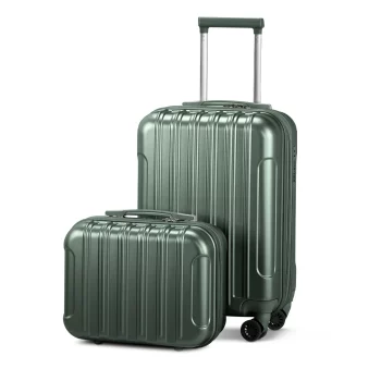 K571 Carry-On Expandble Luggage Hardside Lightweight Suitcase
