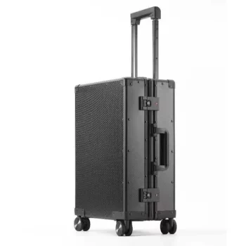 Kkkkk123637 Carry-On Luggage Aluminum Frame Trolley Case With Wheels Business Boarding