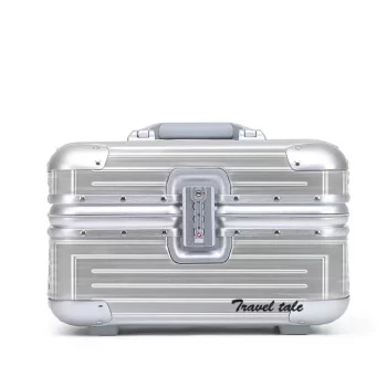 K625 Aluminum Carry On Small Suitcase Hard Cabin Cosmetic Case Stealth Luggage