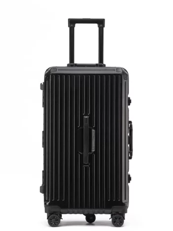 K809 New Suitcase Aluminium Frame with Cup Holder Trolley Case Universal Wheel Large Capacity Luggage