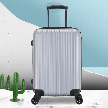 K573 Solid color fashion luggage universal wheels password login case luggage rack suitcase