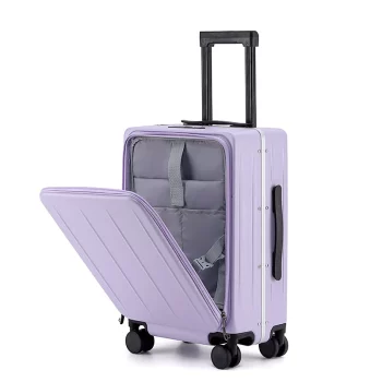 k609 New aluminum frame luggage 20inch boarding luggage,