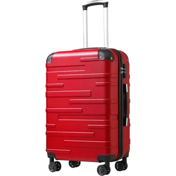 K553 Coolife Luggage Suitcase Carry-on Hardside Travel Luggage TSA Lock Spinner Telescopic Handle