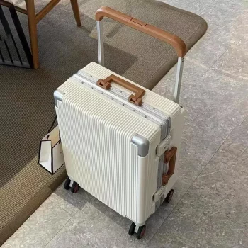 K600 Large Capacity Aluminium Frame ABS+PC Luggage Cabin Boarding Suitcase