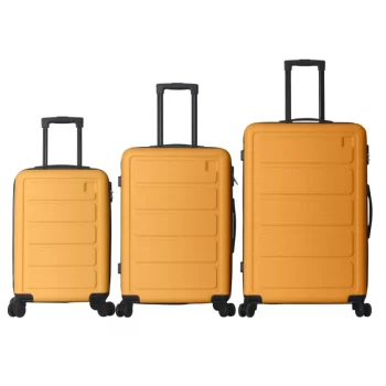 Kkkk123676 Luggage Sets ABS Hardshell 3pcs Luggage Lightweight Durable Suitcase sets