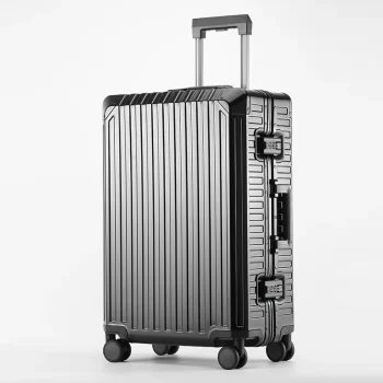 K805 Aluminum-magnesium alloy Rolling Luggage Aluminium Travel Suitcase