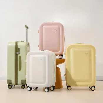 K664 Carry On Suitcase Large Capacity Travel Bag Women Students Vacation Business Trip TSA Lock