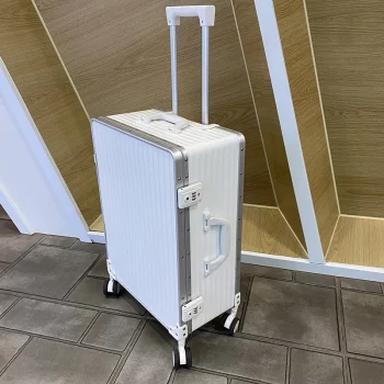 K641 Brand Fashion Luggage Japanese style 20/24/28 inch ins mute wheel boarding travel suitcase aluminum frame trolley luggage