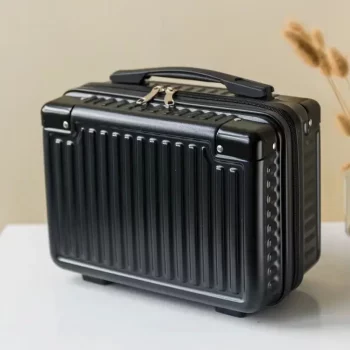 K654 Portable Cosmetic Box Light Boarding Professional Makeup Case