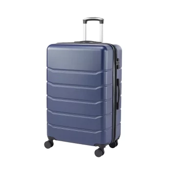 K542 Hard sided expand suitcase with rotating wheels TSA lockretractable suitcase