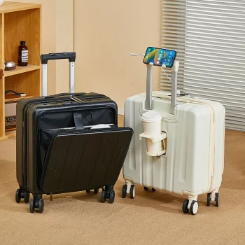 Kkkk55552793 Luggage female small 18 inches suitcase swivel wheels male student durable sturdy thick password travel case