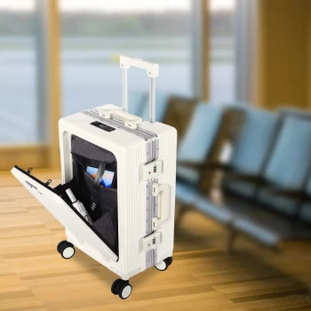 K800 Multifunctional Universal Wheel Suitcase Boarding box Rolling Luggage Bag with Cup holder