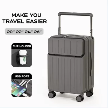 K734 New Large Capacity Durable Luggage Sets PC Suitcase Women Girl Carry-On Boarding Travel