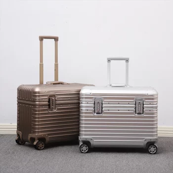 K820 All Aluminium Magnesium Alloy Captain's Luggage Top Flap Camera Case