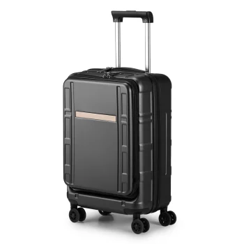 Kkkk123543 Luggage with Front Compartment,Double Spinner Wheels (Copy)