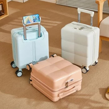 KF78432 Carry-On Suitcase, Lightweight and Durable Compact and Fashionable Suitcase