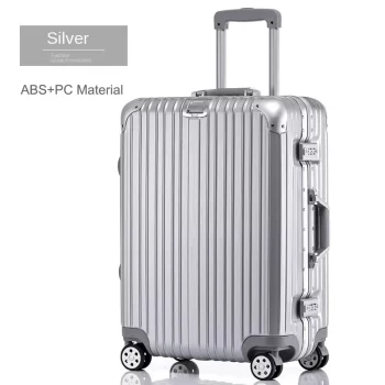K594 Travel Suitcase Aluminum Frame Trolley Luggage ABS and PC Material Carry-on Cabin Suitcase TSA Customs Lock