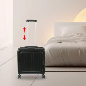 K801 Boarding Suitcas with Front Pocket Travel Luggage Suitcase