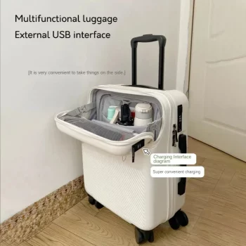 K822 Carry on Luggage with Wheels Men's business lightweight luggage Travel Suitcase