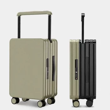 K797 Wide Trolley Luggage Travel cabin Boarding Suitcase Mute Universal Wheel TSA Lock Suitcase