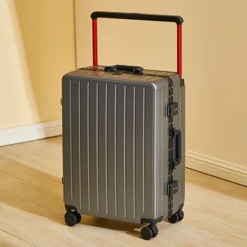 K576 Ultra-Large Capacity Side Opening Suitcase Mute Expandable 20-inch PC Carry-on Rolling Luggage Boarding Cabin Flip Trolley Case