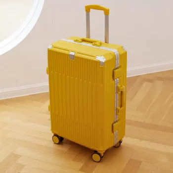 K724 Aluminum frame Suitcase pull rod box Female 20 carry on password boarding travel Box
