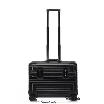 K837 Carrylove Aluminum Spinner 18" Camera Trolley Suitcase Pilot Luggage Bag Photography Suitcase On Wheels