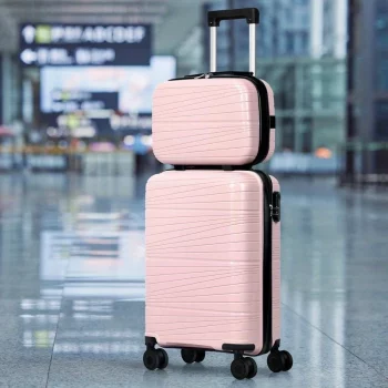 G0886Luggage set 2 piece suitcase checked luggage