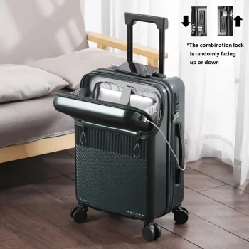 G00847Professional luggage with universal wheels and TSA approved lock